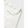 Mayoral 595-12 Klasické chlapecké kalhoty bílé