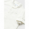 Mayoral 1116-71 Chlapecká plátěná košile se stojáčkem bílá