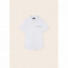 Mayoral 6111-40 Chlapecká společenská košile s krátkým rukávem bílá