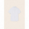 Mayoral 6111-40 Chlapecká společenská košile s krátkým rukávem bílá