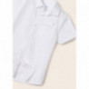 Mayoral 3159-83 Chlapecká košile s krátkým rukávem bílá