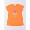 iDO 46869-1851 Koszulka krótki rękaw dziewczynka kolor pomarańcz