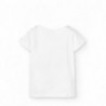 Boboli 446059-1100 Bluzka dziewczynka kolor biały
