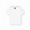 Boboli 596011-1100 T-shirt chłopiec kolor biały
