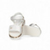 TOMMY HILFIGER T3A2-32759-0371100 Sandały dziewczęce kolor biały