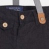 Mayoral 2578-58 Spodnie sztruks szelki kolor Grafitowy