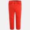 Mayoral 4512-49 kalhoty 5 kapesní nevolník elast barva červená