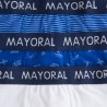 Mayoral 10146-59 Kompl. 3 bokserki paski/nadru kolor śródziemny