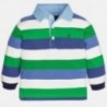 Mayoral 2113-51 tričko pólo pásy barva zelená