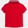 Mayoral 190-67 tričko pólo štika basic barva červená