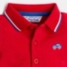 Mayoral 190-67 tričko pólo štika basic barva červená