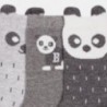 Mayoral 10215-25 Tři páry ponožek medvěd šedá barva