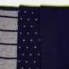Mayoral 10300-72 Tři páry ponožek pejsek barva granát