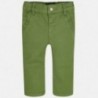Mayoral 2571-46 kalhoty štíhlý fit barva zelená