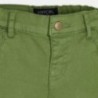 Mayoral 2571-46 kalhoty štíhlý fit barva zelená