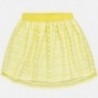 Mayoral 6912-54 Dívčí sukně pásy barva žlutý