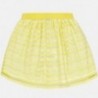 Mayoral 6912-54 Dívčí sukně pásy barva žlutý