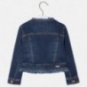 Mayoral 3416-82 Dívčí bunda džíny s výšivkou barva granát