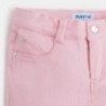 Mayoral 3506-19 Dívčí kalhoty se sergem Růžová barva