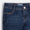 Mayoral 3512-69 Dlouhé kalhoty dívky džíny barva granát