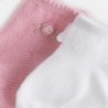 Mayoral 9602-31 Sada 2 párů ponožek barva bílá / růžová