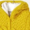 Mayoral 2339-82 Dívčí svetr izolovaný bavlnou jantarovou barvou