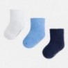Mayoral 10281-32 Sada 3 párů ponožek barva levandule