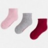 Mayoral 10281-30 Sada 3 párů ponožek Barva malin