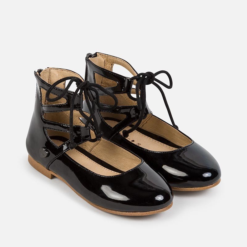 Mayoral 44709-38 Dívčí boty baletních čerpadel barva černá