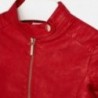 Mayoral 6416-10 Dívčí bunda umělá kůže Červená barva