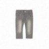 Boboli 395007-GREY Chlapčenské kalhoty džíny s protažením barva šedá