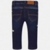 Mayoral 1524-46 Kalhoty dívčích džínů s výšivkou barevně tmavě modré