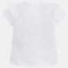 Mayoral 3018-53 tričko dívčí bílá barva