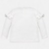 Mayoral 2058-61 Dívčí tričko s dlouhým rukávem krém