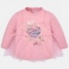 Mayoral 2064-15 Dívčí košile tulle barvy růží