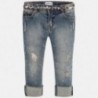 Mayoral 4542-84 dívčí kalhoty džíny barva modrý