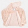 Mayoral 4494-91 Dívčí kabát s límečkem růžové barvy