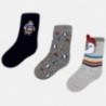 Mayoral 10441-24 sada ponožky chlapectví barva šedá/černá