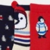 Mayoral 10441-25 Sada dětských ponožek červená/tmavě modrá
