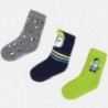 Mayoral 10441-26 Sada dětských ponožek zelená / tmavě modrá