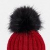 Mayoral 10511-35 Dívčí klobouk barva červená