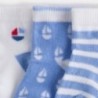 Mayoral 9723-59 ponožky chlapci modrá barva