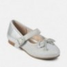 Mayoral 43867-81 Dívčí boty baleríny stříbro