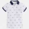 Mayoral 3130-55 Chlapecké tričko s potiskem bílé barvy