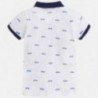 Mayoral 3130-55 Chlapecké tričko s potiskem bílé barvy