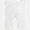 Mayoral 2526-59 Chlapčenské kalhoty dlouhá krémová barva