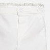 Mayoral 2526-59 Chlapčenské kalhoty dlouhá krémová barva
