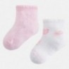 Mayoral 9769-59 Ponožky pro dívky barva bílá/růžová