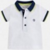 Mayoral 190-87 tričko chlapec pólo bílé barvy