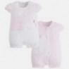 Mayoral 1742-46 Dívčí pyžamo 2 kusy růžové barvy